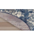 Nourison Grafix Navy Blue GRF38 8 ft. Round Rug