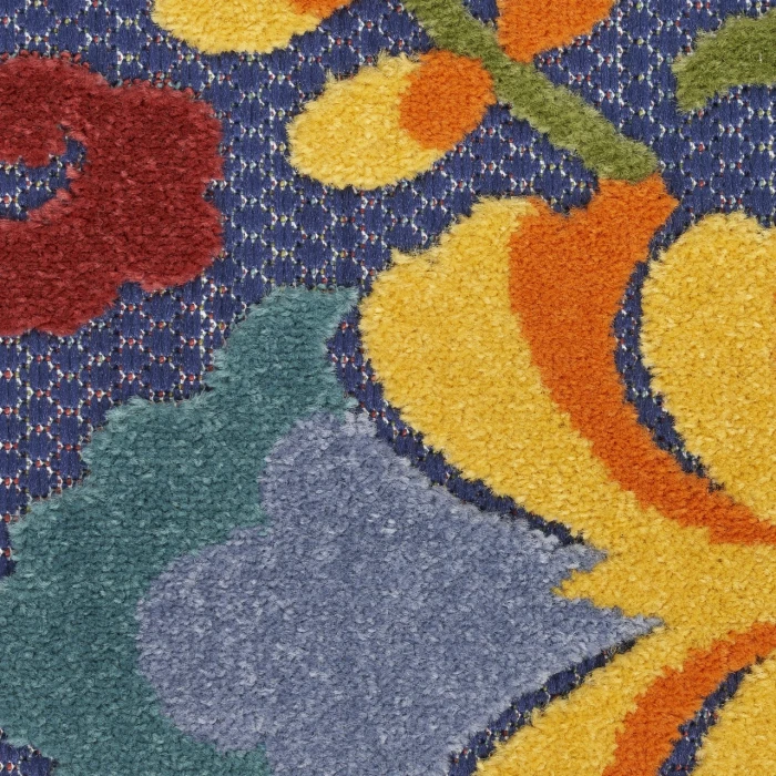 Nourison Home Aloha Blue ALH17 7ft. x 10ft. Rect. Rug