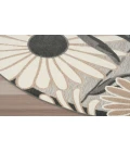 Nourison Aloha Beige ALH33 5 ft. 3 in. Round Rug