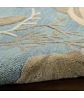 Nourison Waterside Blue WRS01 5 ft. X 7 ft. Rect. Rug
