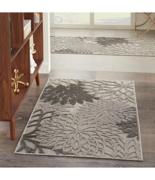 Nourison Aloha Area Rug ALH05-Silver Grey