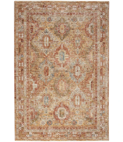 Nourison Sahar Rust SHR01 8 ft. X 10 ft. Rect. Rug