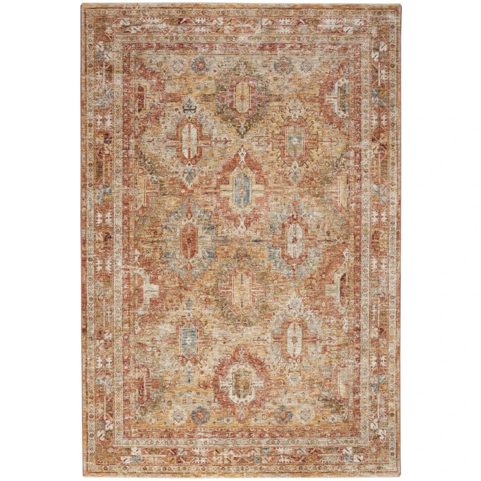 Nourison Sahar Rust SHR01 8 ft. X 10 ft. Rect. Rug