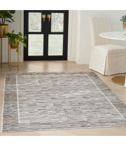 Nourison Home Desire DSR02 Charcoal Grey 3 ft. 11 in. X 5 ft. 11 in. Area Rug