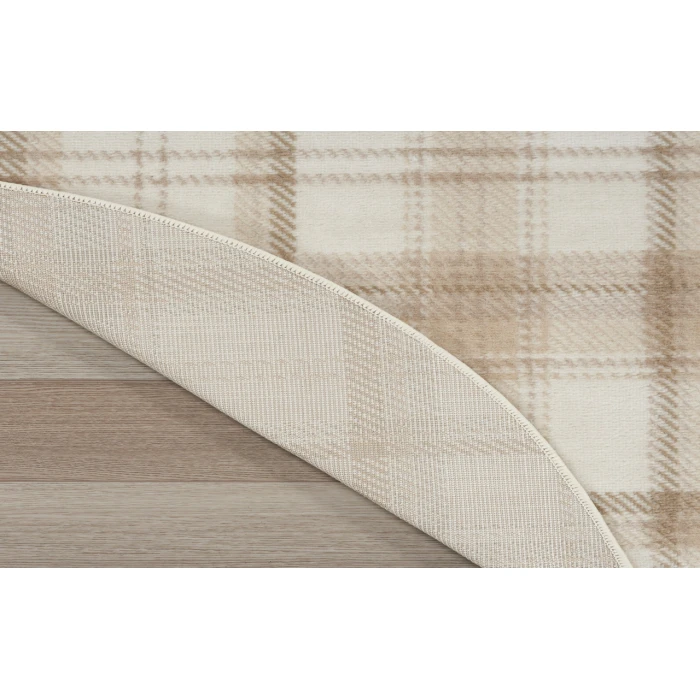 Nourison Grafix Ivory Beige GRF03 5 ft. 3 in. Round Rug