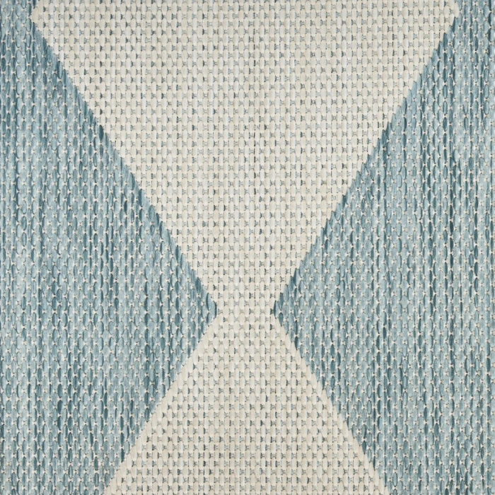 Nourison Positano Aqua POS04 4ft. Round Rug