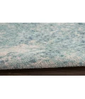 Nourison Astra Machine Washable Blue Ivory ASW07 2 ft. 2 in. X 4 ft. Rectangle Rug