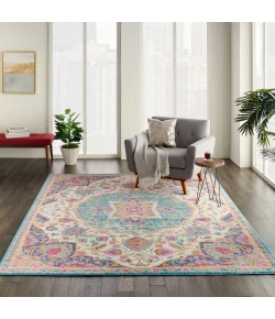 Nourison Home Passion PSN22 Ivory Multicolor 8 ft. X 10 ft. Area Rug