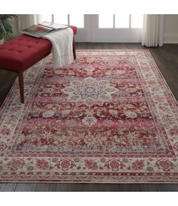 Nourison Home Vintage Kashan VKA01 Red 4 ft. X 6 ft. Area Rug