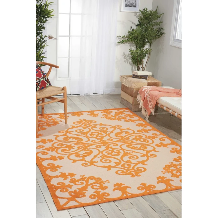 Nourison Aloha Area Rug ALH12-Orange