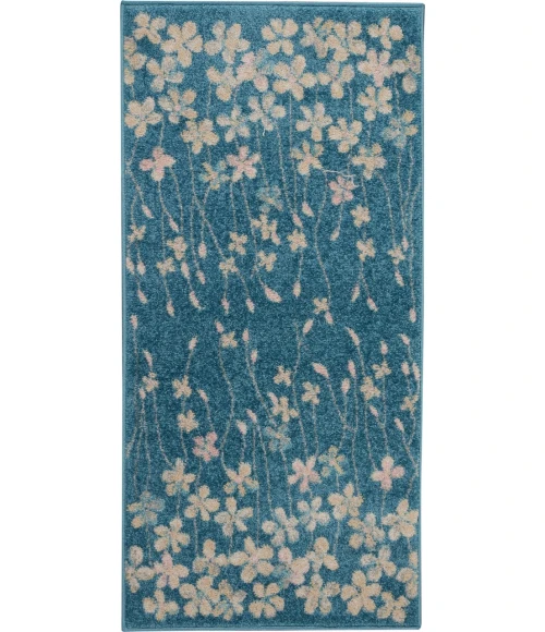 Nourison Tranquil Area Rug TRA04-Turquoise