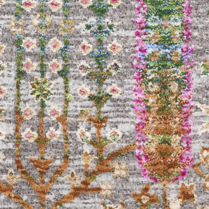 Nourison Home Vintage Harmony Blue VHH01 9ft.10in. x 13ft.1in. Rect. Rug