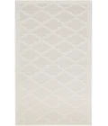 Nourison Easy Care Ivory White NES01 2 ft. X 6 ft. Rectangle Rug