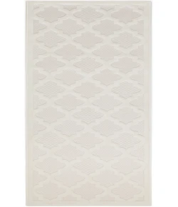 Nourison Home Easy Care NES01 Ivory White 2 ft. X 6 ft. Area Rug