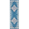 Nourison Home Grafix GRF14 Blue 2 ft. 3 in. X 7 ft. 6 in. Area Rug