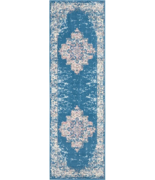 Nourison Grafix Runner Area Rug GRF14-Blue