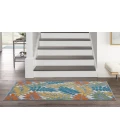 Nourison Aloha Ivory Multicolor ALH18 3 ft. X 5 ft. Rectangle Rug