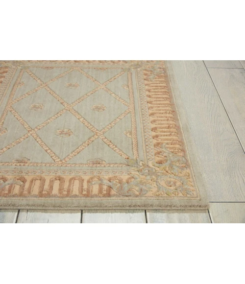 Nourison Home Ashton House Blue AS03 7ft.5in. x Round Round Rug