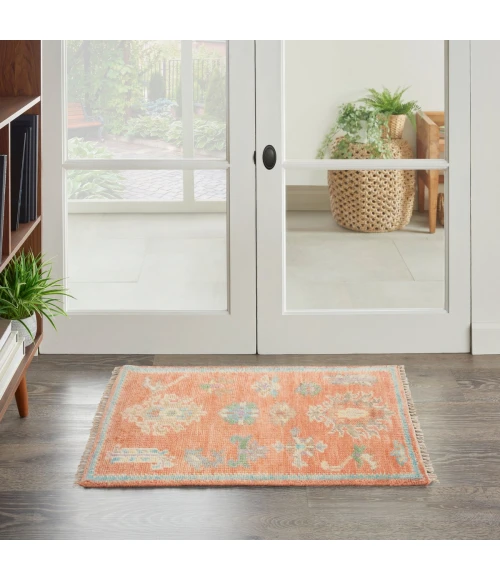 Nourison Odessa Brick Multicolor ODS04 2 ft. X 3 ft. Rect. Rug