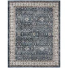 Nourison Home American Manor AMR01 Blue Ivory 7 ft. 10 in. X 9 ft. 10 in. Area Rug