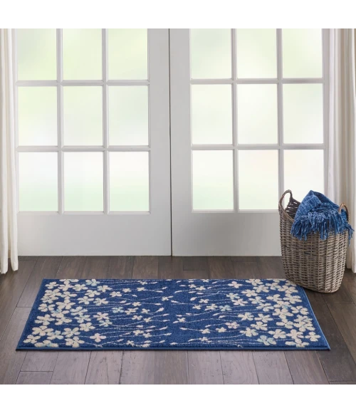 Nourison Tranquil Area Rug TRA04-Navy