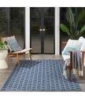 Nourison Twist Reversible Blue TWS01 4 ft. X 6 ft. Rect. Rug