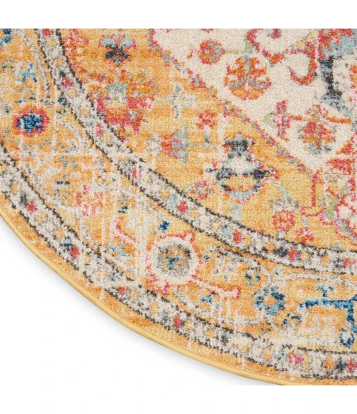 Nourison Passion Area Rug PSN23-Ivory/Yellow