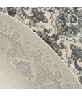 Nourison Quarry Ivory Blue QUA05 8 ft. X Round Rug