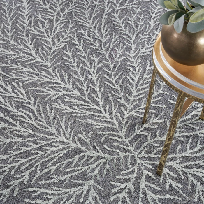 Michael Amini Ma30 Star Area Rug SMR03 Slate/Teal