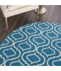 Nourison Jubilant Round Area Rug JUB19-Blue