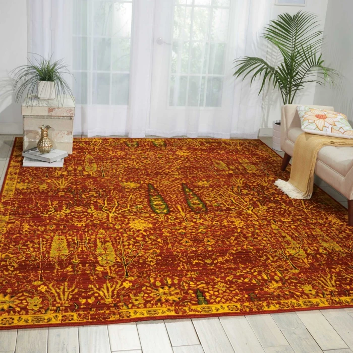 Nourison Home Timeless Red TML04 12ft. x 15ft. Rect. Rug