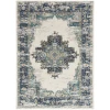 Nourison Home Passion PSN03 Ivory Grey Blue 5 ft. 3 in. X 7 ft. 3 in. Area Rug
