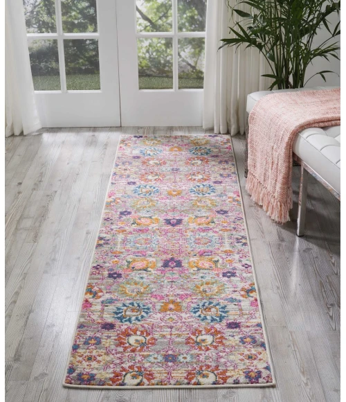 Nourison Passion Runner Area Rug PSN01-Silver