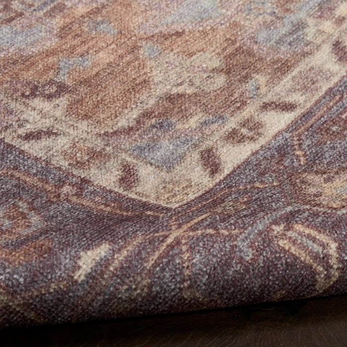 Nourison Vintage Washables Ivory Purple VWS13 9 ft. 10 in. X 13 ft. 2 in. Rect. Rug