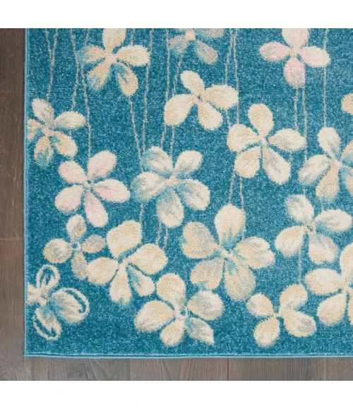 Nourison Tranquil Area Rug TRA04-Turquoise
