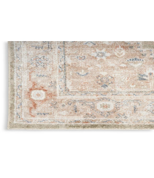 Nourison Astra Machine Washable Sage Multicolor ASW11 2 ft. X 6 ft. Rectangle Rug