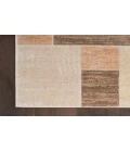 Nourison Astra Machine Washable Beige Multicolor ASW09 4 ft. X 6 ft. Rectangle Rug