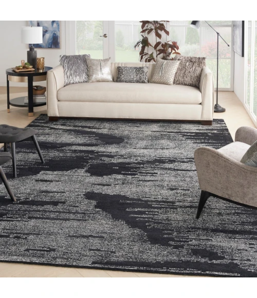 Michael Amini Ma30 Star Black Ivory SMR02 10 ft. X 14 ft. Rect. Rug