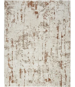 Nourison Quarry Ivory Rust QUA01 12ft. x 15ft. Rect. Rug