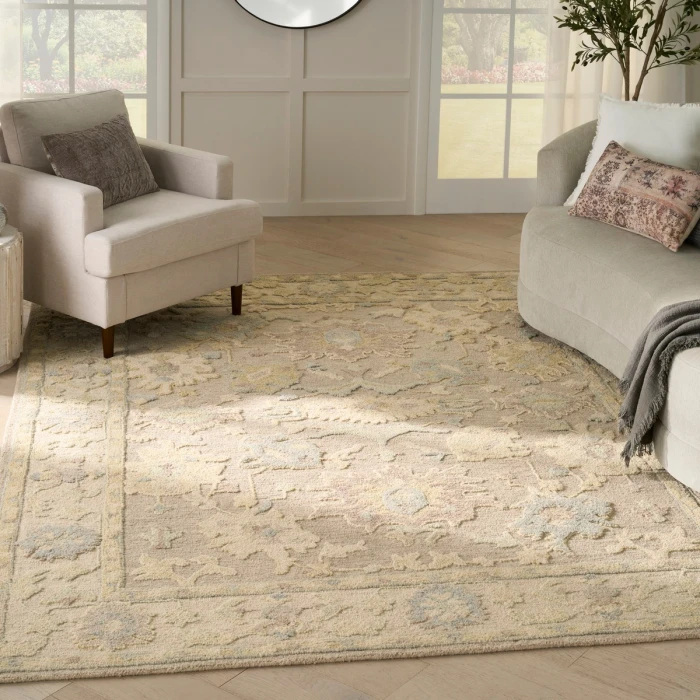 Nourison Maison Taupe Ivory MSO01 10 ft. X 14 ft. Rect. Rug