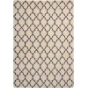 Nourison Home Amore AMOR2 Ivory/Blue 6 ft. 7 in. X 9 ft. 6 in. Area Rug
