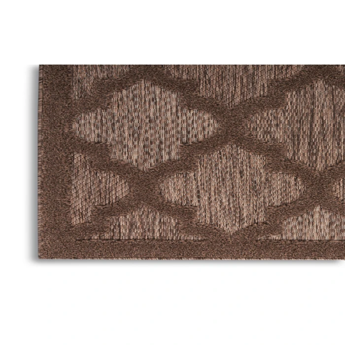 Nourison Easy Care Brown NES01 8 ft. X 10 ft. Rectangle Rug