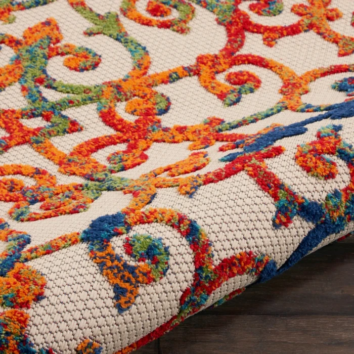 Nourison Aloha Round Area Rug ALH21-Multicolor