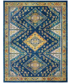 Nourison Home Allur ALR02 Navy Multicolor 9 ft. X 12 ft. Area Rug