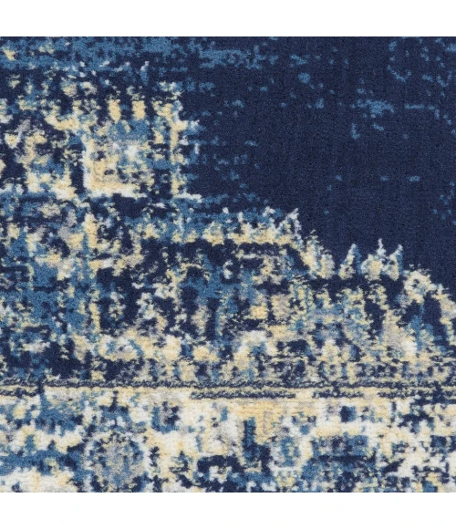Nourison Grafix Area Rug GRF14-Navy Blue