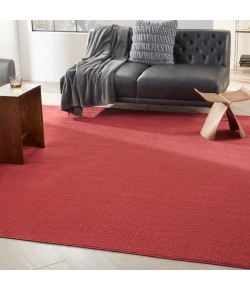 Nourison Home Nourison Essentials NRE01 Brick Red 9 ft. Square Area Rug