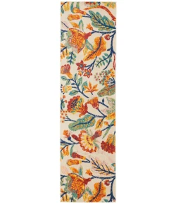 Nourison Home Allur ALR09 Ivory Multicolor 2 ft. 3 in. X 7 ft. 6 in. Area Rug
