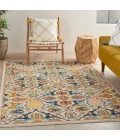 Nourison Allur Area Rug ALR03-Ivory Multicolor
