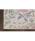 Nourison Nourison Washables Cream Multicolor NWB06 2 ft. 2 in. X 8 ft. Rectangle Rug