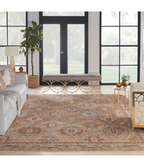 Nourison Sahar Rust SHR01 9 ft. X 13 ft. Rect. Rug